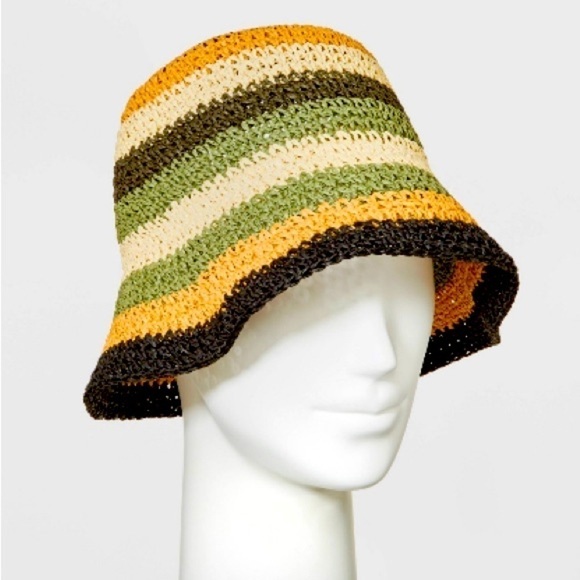 Women' Stripped Straw Bucket Hat - Universal
Thread™ - Picture 2 of 8